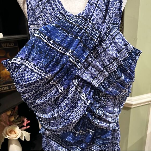 GARNET HILL RUCHED Crossover One-Piece SWIMWEAR Size 10 - Picture 2 of 8